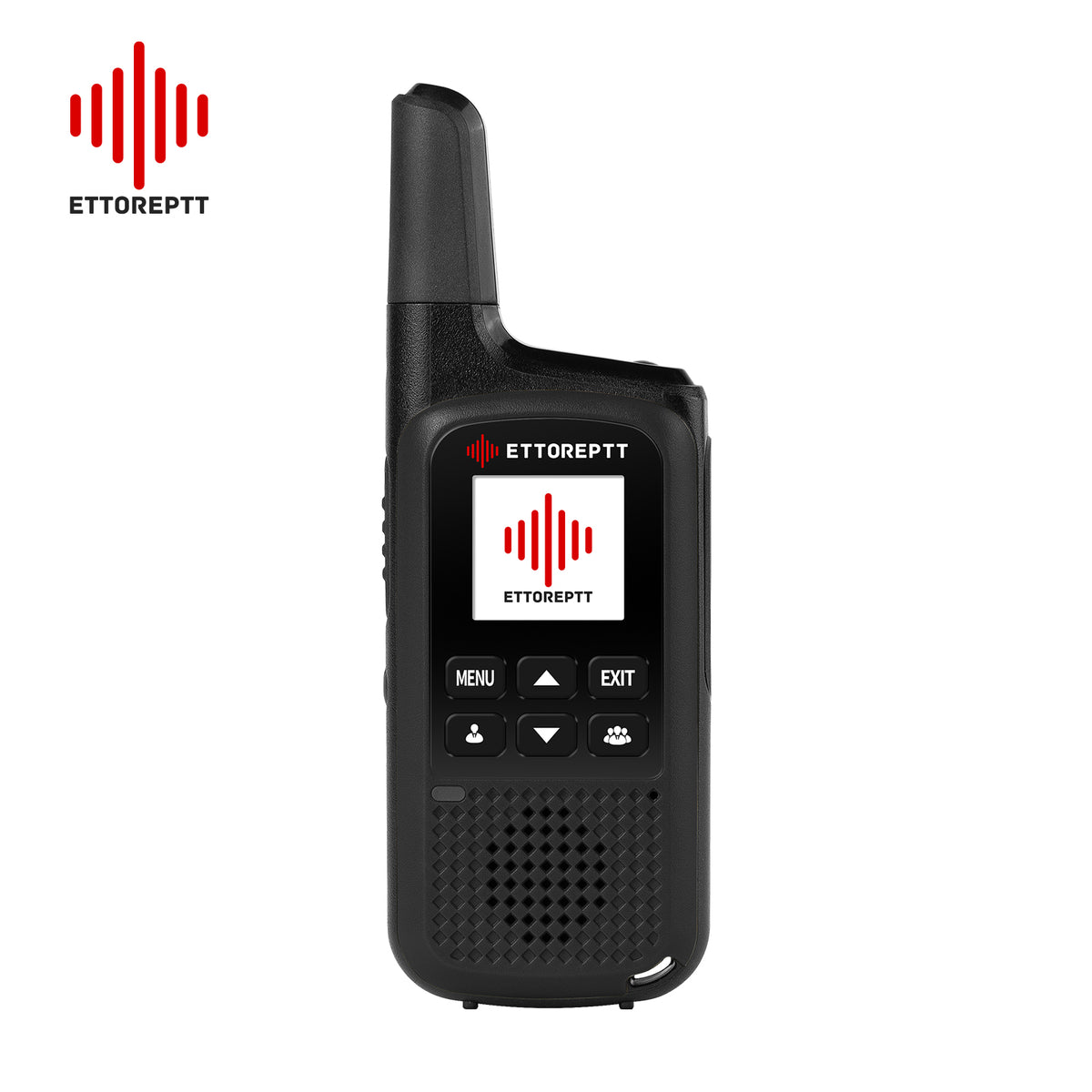 Radio POC ETTOREPTT ET-G300 4G LTE con 1 Año de Servicio Incluido