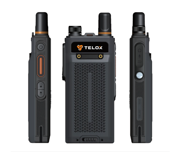 Radio POC TELOX-TE320 Profesional 4G LTE, GPS, IP67 y 1 Año de Servicio