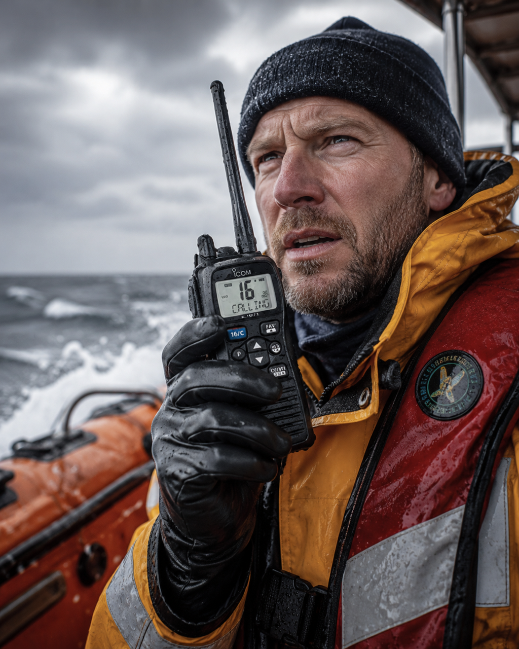 Radio Marino VHF ICOM IC-M73 – 6 W | IPX8 | AquaQuake™ | Dualwatch / Tri-watch