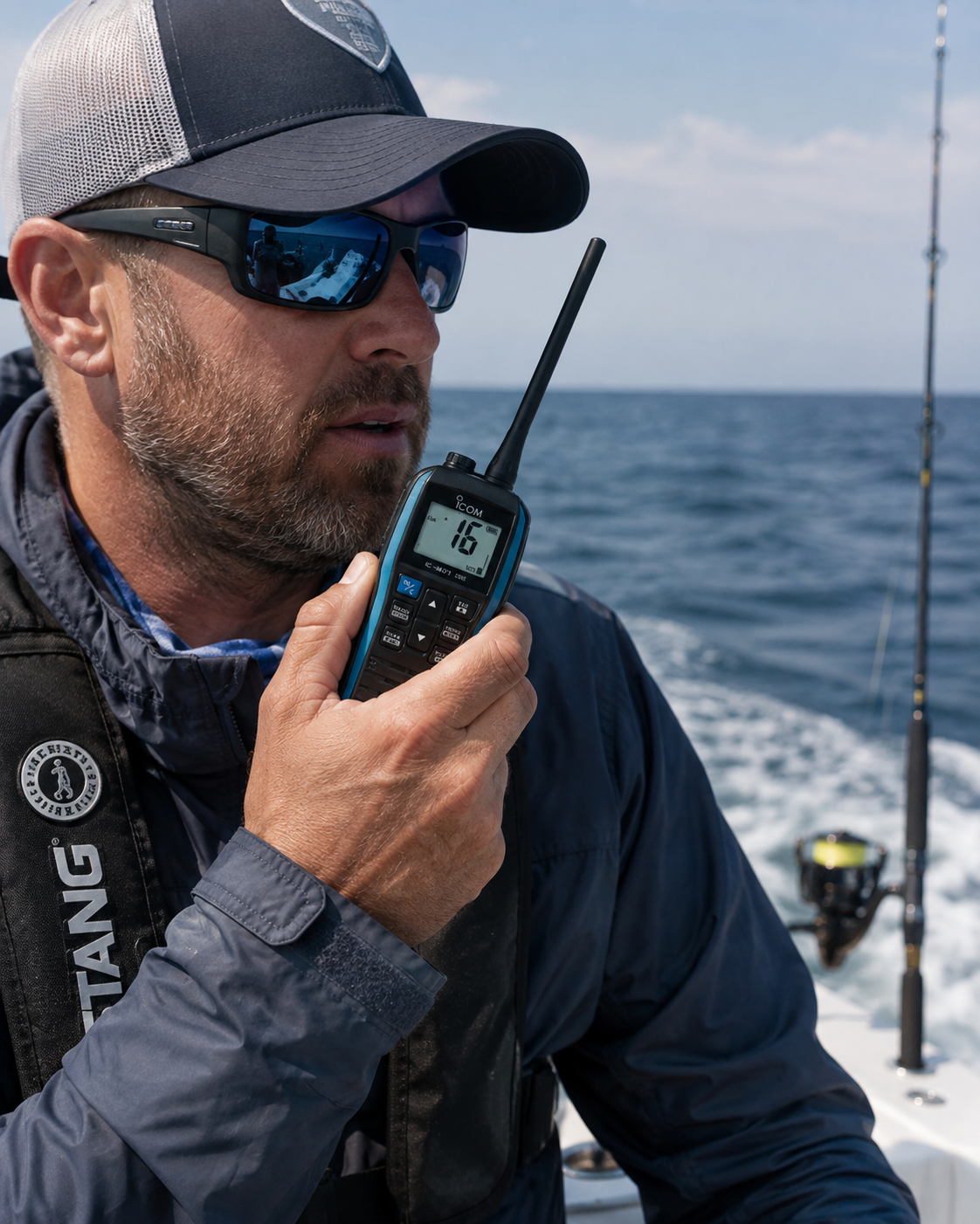 ICOM IC-M25 EVO – Radio Marino VHF Portátil Flotante 5 W | USB-C | IPX7 | Float’n Flash™