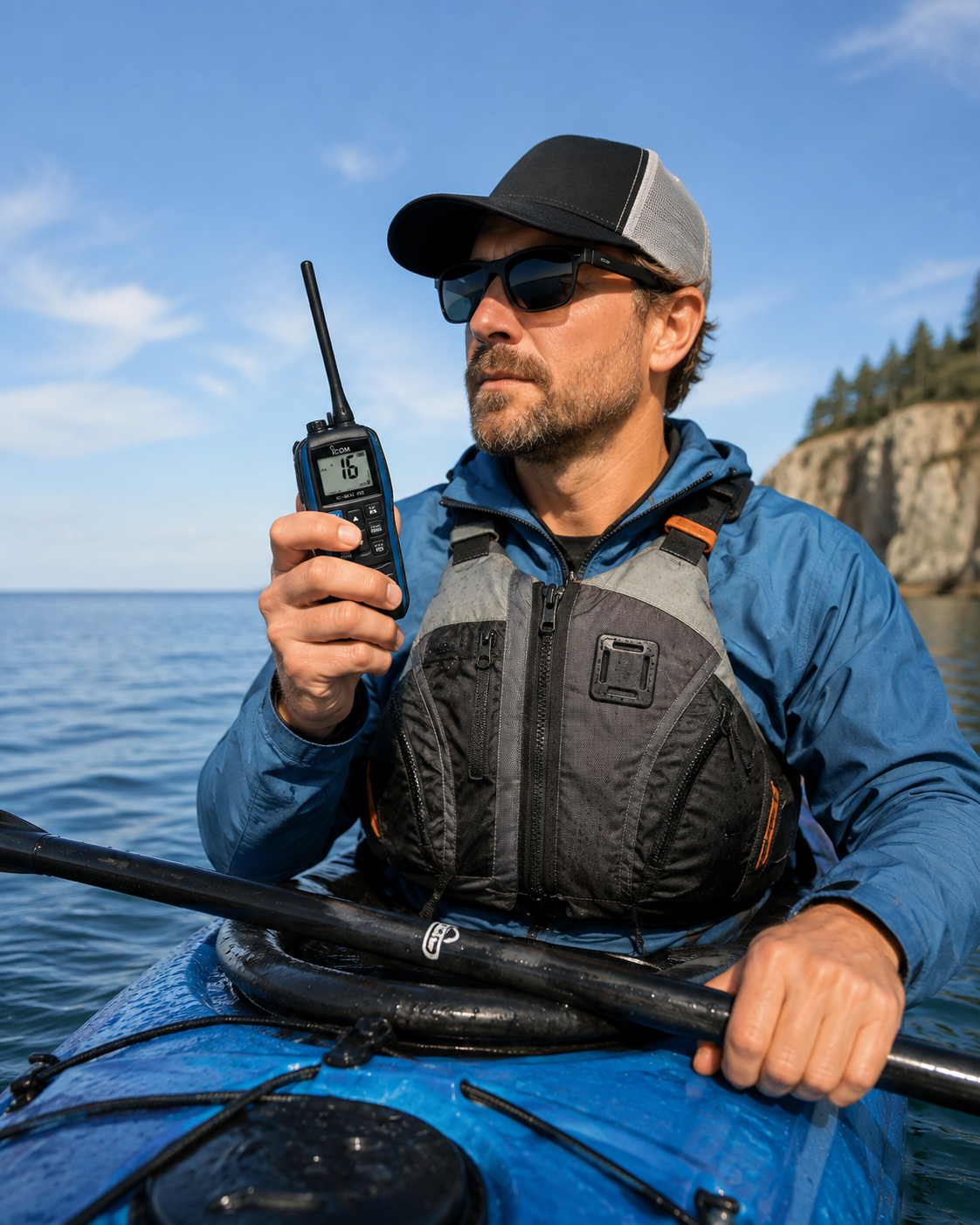 ICOM IC-M25 EVO – Radio Marino VHF Portátil Flotante 5 W | USB-C | IPX7 | Float’n Flash™