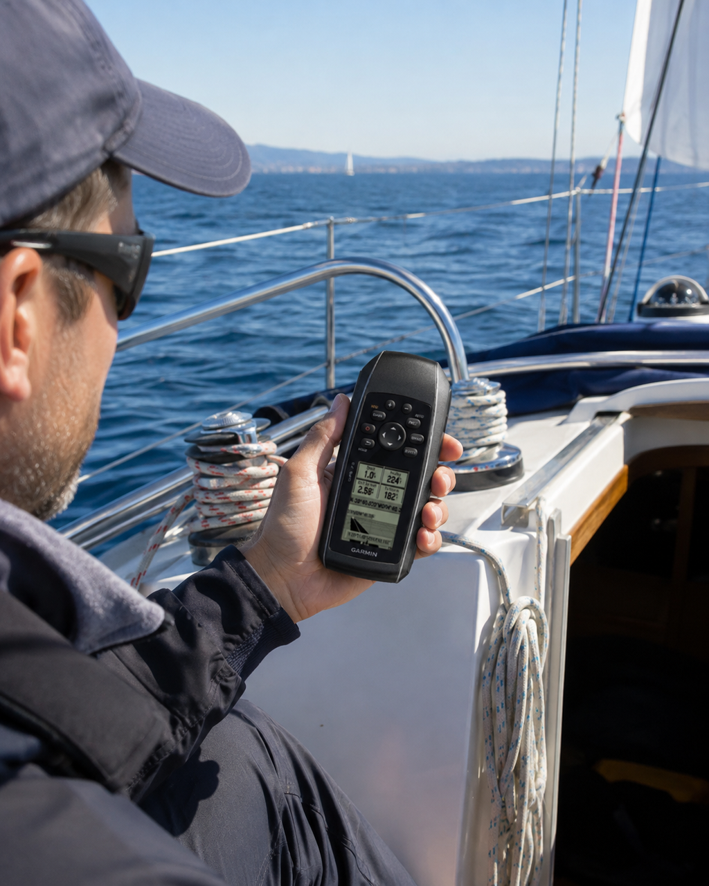 GPS Garmin GPSMAP 73 Portátil – Navegación Marina Precisa, Resistente y Flotante