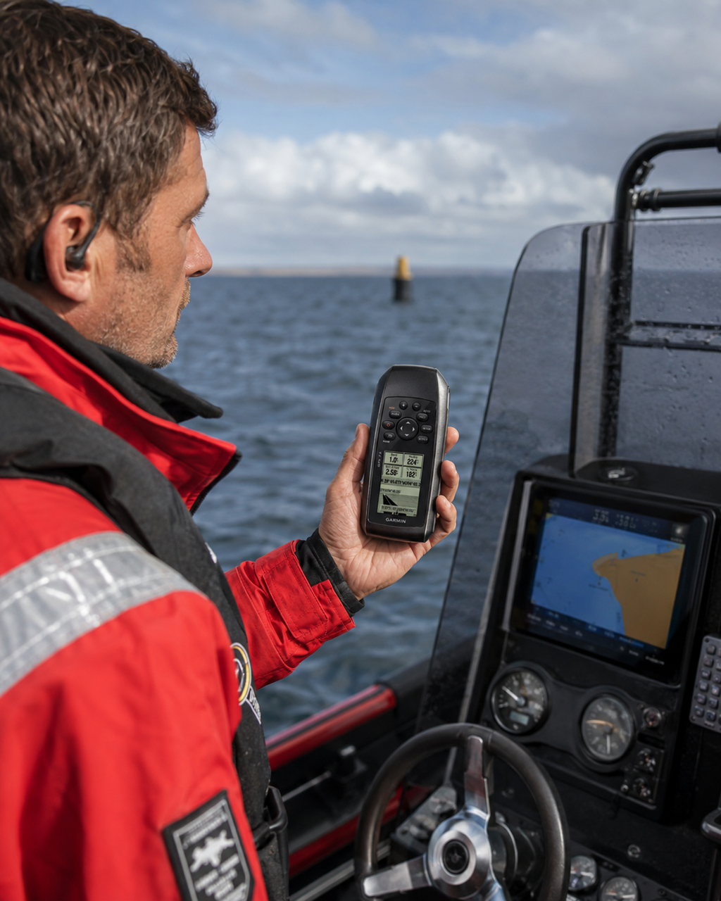 GPS Garmin GPSMAP 73 Portátil – Navegación Marina Precisa, Resistente y Flotante