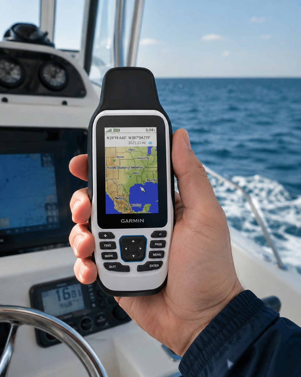 Garmin GPSMAP® 79 – GPS Portátil Marino Robusto con Brújula de 3 Ejes y Hasta 19 Horas de Autonomía