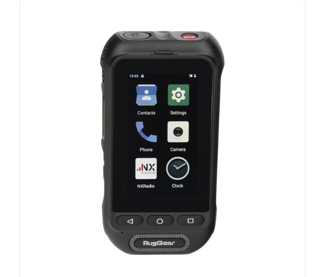 Radio POC RUGGEAR RG360 4G LTE + Celular Robusto, GPS, IP68 y 1 Año de Servicio