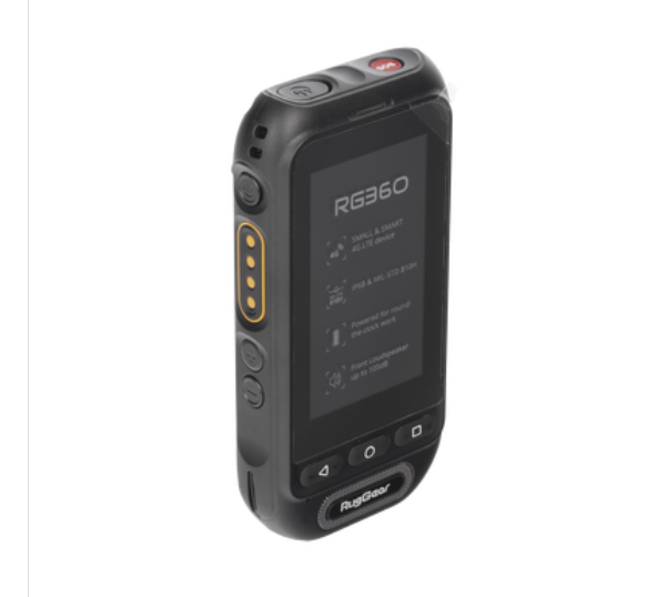 Radio POC RUGGEAR RG360 4G LTE + Celular Robusto, GPS, IP68 y 1 Año de Servicio