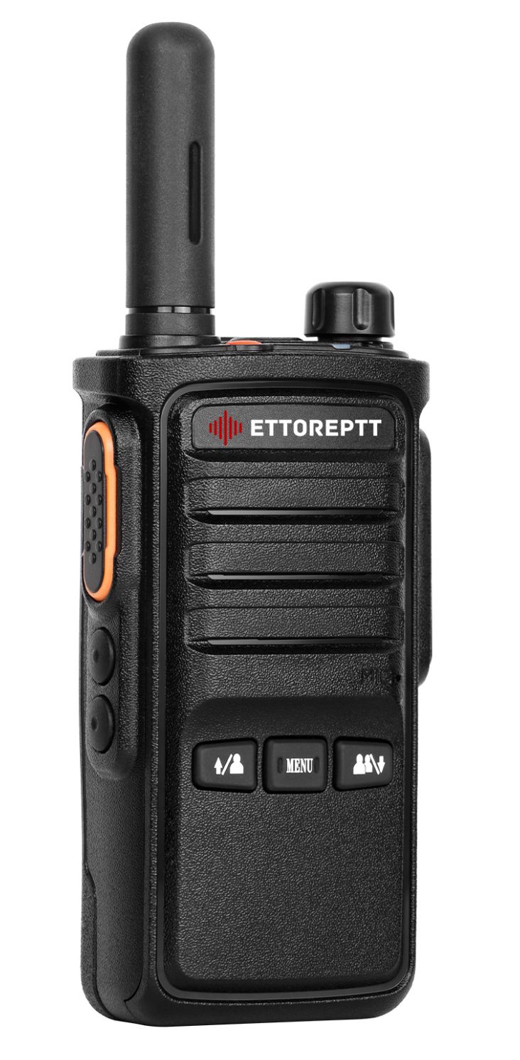 Radio POC ETTOREPTT G718A 4G Profesional con 1 Año de Servicio Incluido