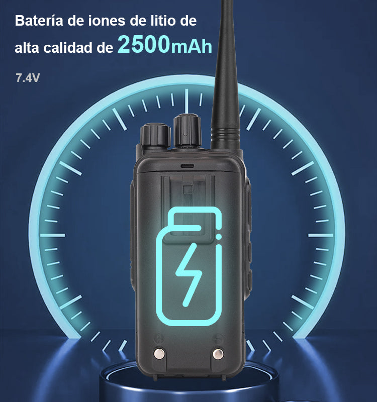 Radio Portatil ETTOREPTT ET-U38 UHF Analógico Profesional Walkie Talkie