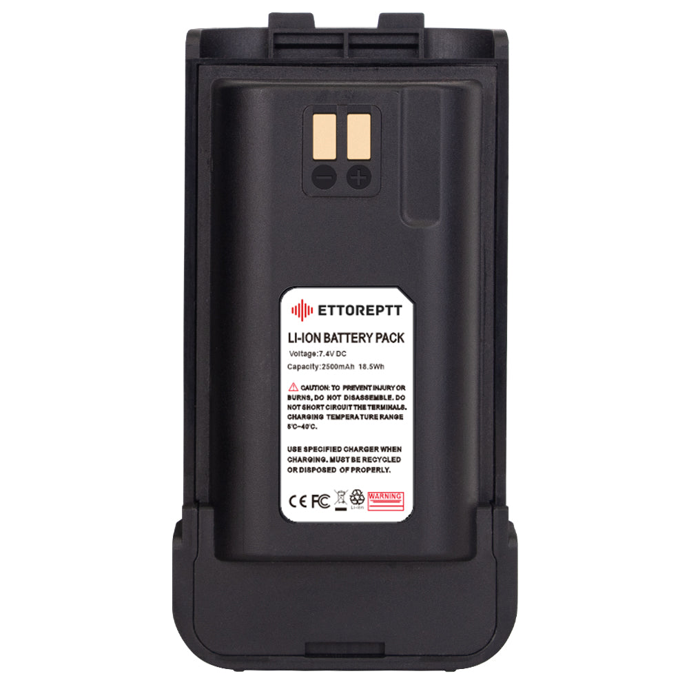 Radio Portatil ETTOREPTT ET-U38 UHF Analógico Profesional Walkie Talkie