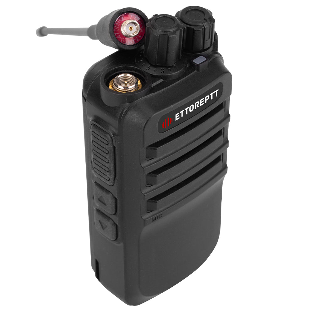 Radio Portatil ETTOREPTT ET-U38 UHF Analógico Profesional Walkie Talkie