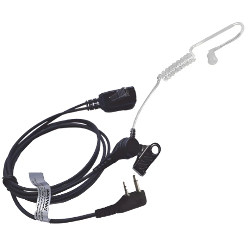 Micrófono Audífono PTT con Tubo Acústico para ET-U38 y Radios Kenwood y otras marcas K1 de 2 Pines