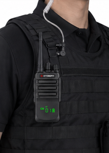 Micrófono Audífono PTT con Tubo Acústico para ET-U38 y Radios Kenwood y otras marcas K1 de 2 Pines