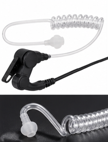 Micrófono Audífono PTT con Tubo Acústico para ET-U38 y Radios Kenwood y otras marcas K1 de 2 Pines