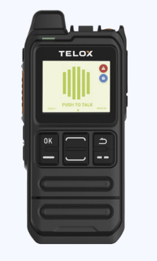 Radio POC TELOX-MT100 4G/LTE Profesional con todo incluido 1 Año de Servicio