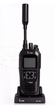 Radio Satelital IC-SAT100 Portátil PTT con Cobertura Global Iridium