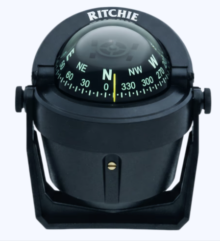 Brújula Marina RITCHIE B-51 Explorer Negra con Iluminación Nocturna Verde